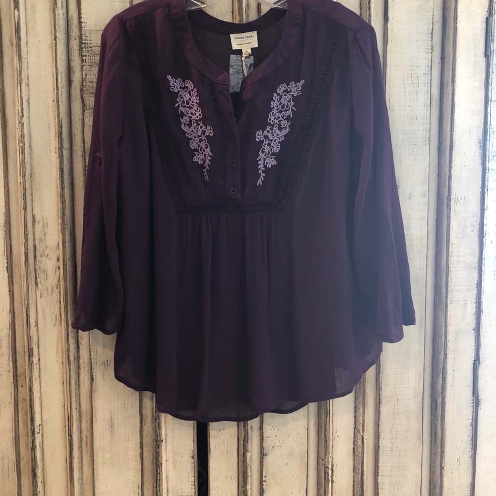 Purple blouse